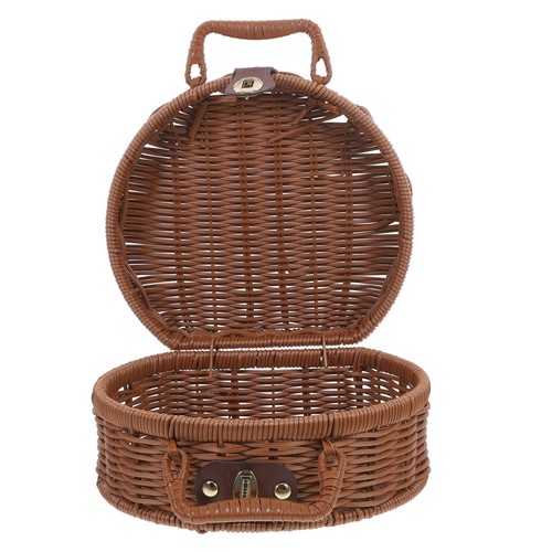 Woven basket container picnic - woven,