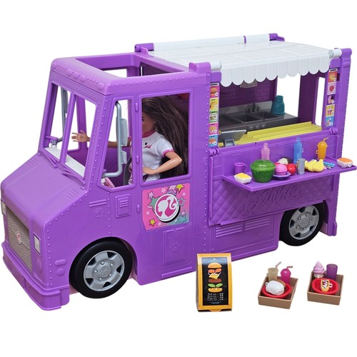 Barbie food truck vehicle - barbie, doll
