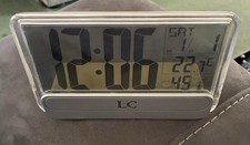 LC Digital Alarm Clock Large Clear Display