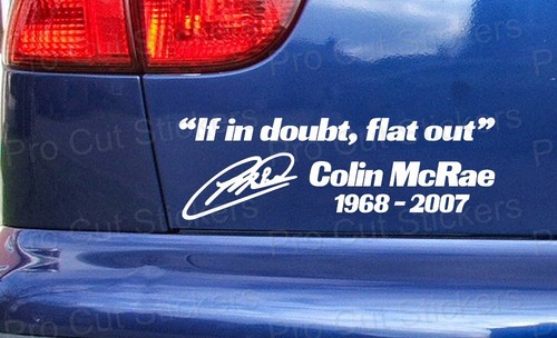 Colin mcrae tribute memorial - colin,