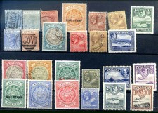 BRITISH ANTIGUA 25 different old Stamps MH - USED 
