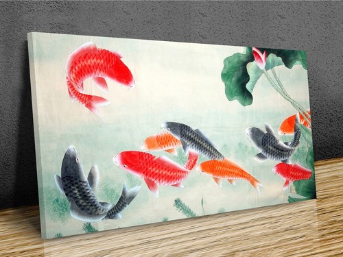 Koi fish ink and wash - and,