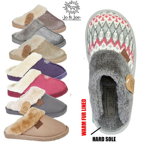 Ladies knitted mule cosy warm - mule,