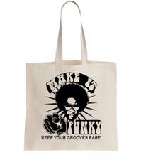 Funk Music Lover Tote Bag Gift Northern Soul Funky Disco Rare Groove Vinyl Lover