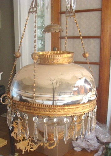 Antique victorian hanging - victorian,