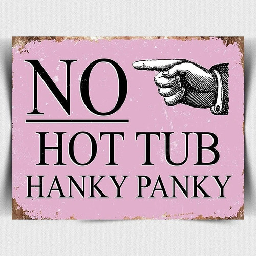 Hot tub hanky - tub, rules