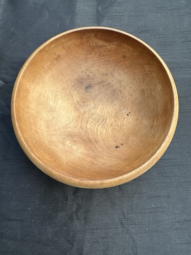 Vintage turned maple wooden - maple,