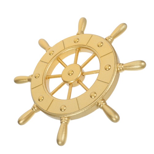 Wooden rudder wheel wall - wheel,