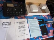 AMAZING ALESIS SR-16 DRUM MACHINE IN TIMEWARP CONDITION WITH ALL MANUALS