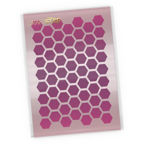 Honeycomb background stencil - background,