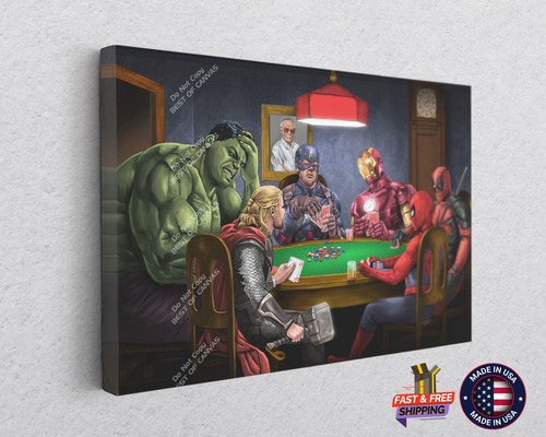 Poker party super heroes - party,