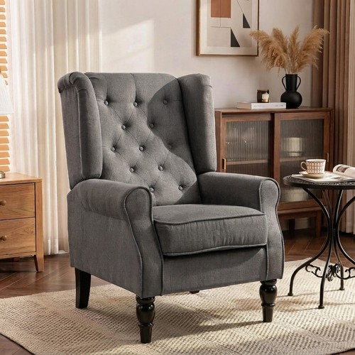 Compact high back accent chair - high,