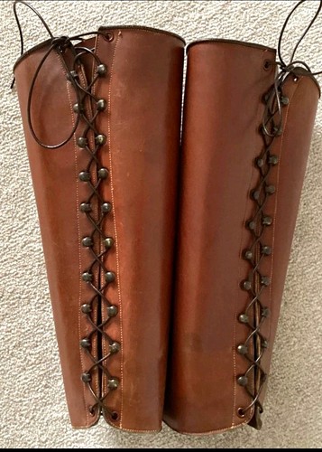 Brown leather ww1 - leather, french