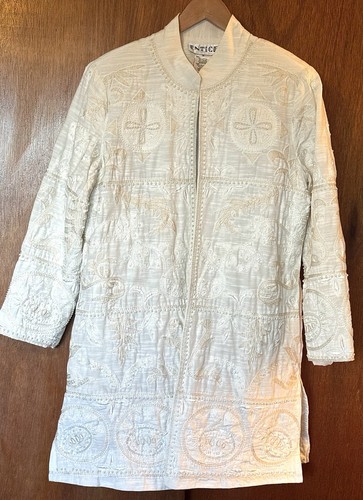 Entice ivory beaded sequined - entice,