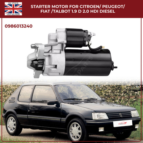 Starter motor for citroen - for,