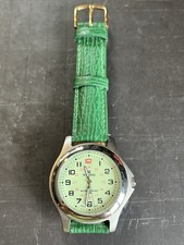 Ricardo Alpine Quartz Watch with Green Coloured Dial with Green Leather strap