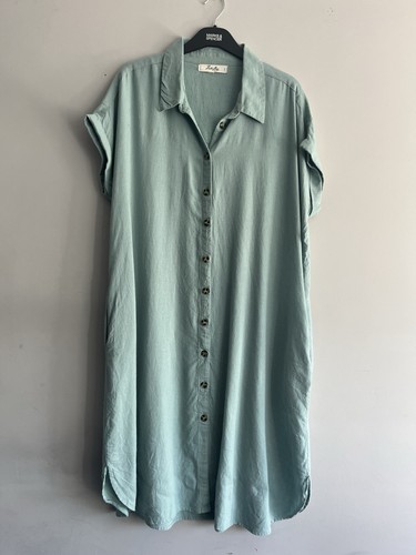 Koala bay linen midi dress - koala,