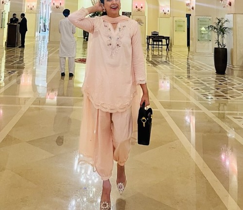 Farida hasan three piece - farida,