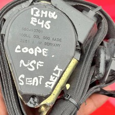 BMW E46 M3 2001-2006 Coupe passenger left front seat belt 560493701