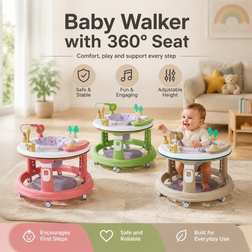 Foldable baby walker - foldable,