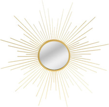 60cm sunburst round wall - 60cm,
