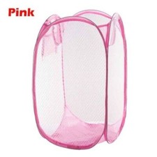 Laundry Bag Bin Pop-Up Mesh Washing Foldable Laundry Basket Bag Hamper Storage