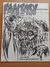 Fantasy Advertiser  26 RARE comic fanzine Martin Asbury COMICON 1969 ALAN MOORE