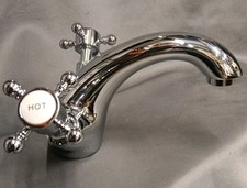 CHROME BASIN MONO MIXER TAP, NEW OKD STOCK, NEVER FITTED