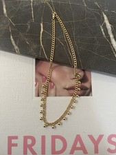 Gold Link Chain Ball Detail