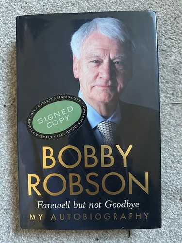 Bobby robson signed - bobby,