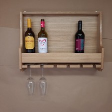Bespoke Solid Oak Wooden Wine Rack Storage - The Perfect Gift