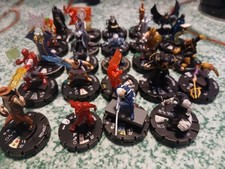 24 Random Dc Heroclix Includes 2 Uniques  Uncle Sam And Fleix Faust.