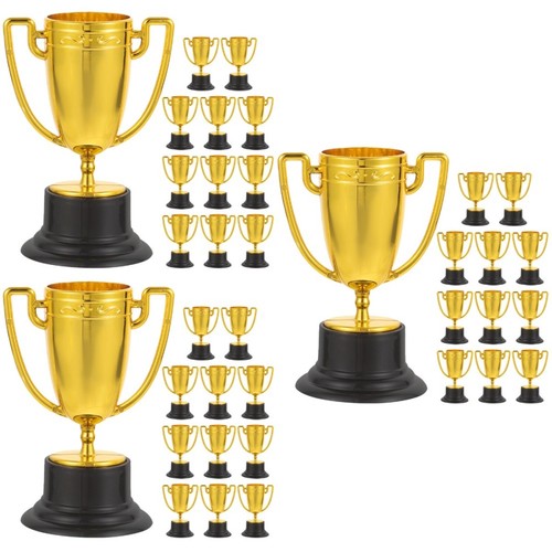 Reusable plastic award trophy - plastic,