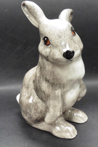 Acorn pottery 6cm rabbit - pottery, 11.6cm