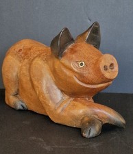 Vintage Folk Art Hand Carved