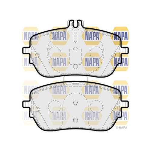 Brake pads set - pads, for