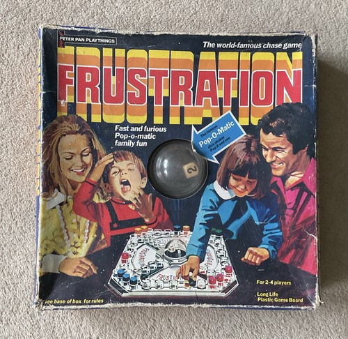 Vintage frustration board game - frustration,