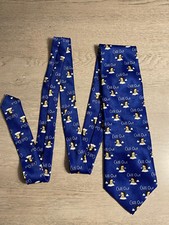 Cartoon Character Bubblegum Chill Out Mens Neck Tie Blue Novelty Fun Slogan