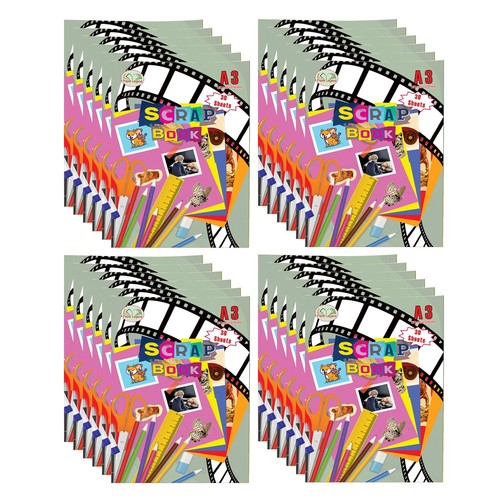 Set large scrap books - set,