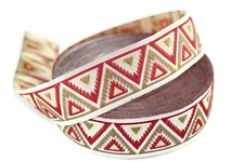 10 yard 10m RED / MILK BROWN