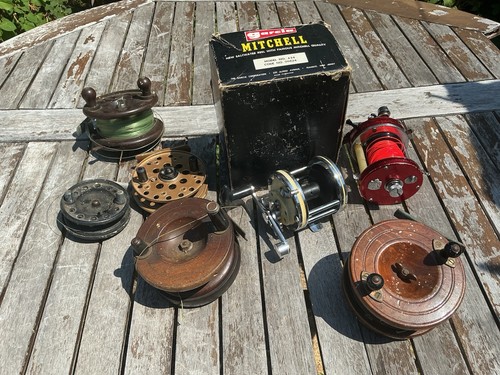 Vintage fishing reels - fishing, job
