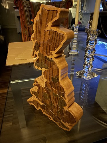 Wooden puzzle the - puzzle, counties