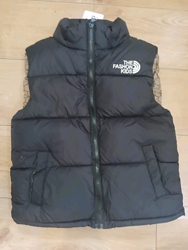 Boys girls black padded - girls, gilet