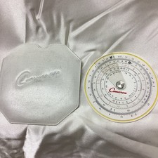 Circular Slide Rule Cameron Made in Japan 3.25 inches Diameter