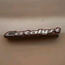 VW Polo mk2f Coupe Badge Catalyst  1990-94 Boot Lid  80 86c Car Breadvan cl gt 