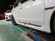 S207 S208 STYLE CARBON STICK ON STRIP ON SIDE SKIRT FOR 2015+ SUBARU WRX
