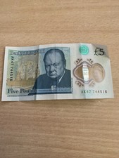 £5 note, AK 47 GBP Polymer