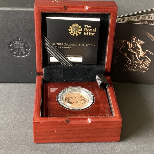 2014 proof gold sovereign - 2014,