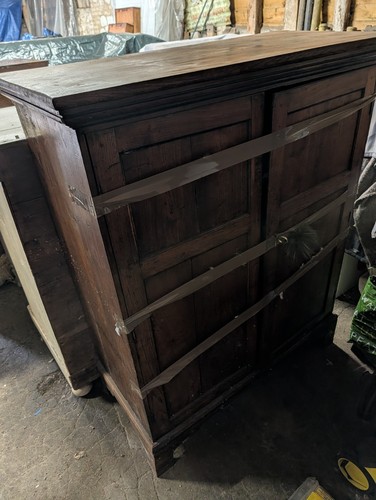 Large antique solid oak - antique,