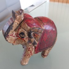 Hand painted wooden - wooden, indian